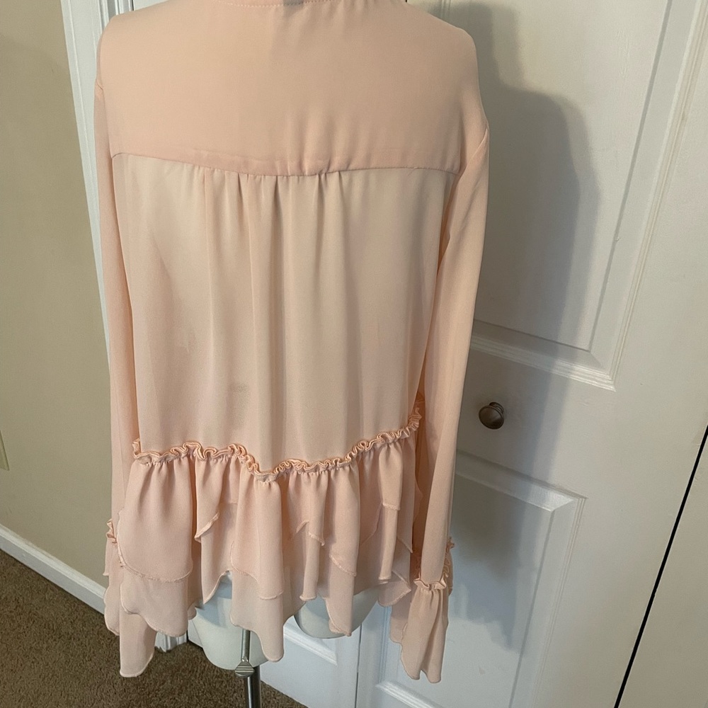 Sheer pink blouse - Picture 3 of 3